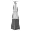 Flash Furniture NAN-FSDC-01-GY-GG Sol Slate Gray Stainless Steel Propane Patio Heater -42k BTU 