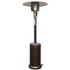 Flash Furniture NAN-HSS-AGH-BR-GG 87"H Brown Stainless Steel Patio Heater - 40k BTU 