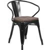 Flash Furniture CH-31270-BK-WD-GG - Item 278175