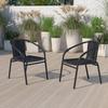 Flash Furniture 2-TLH-037-BK-GG - Item 278425