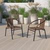 Flash Furniture 2-TLH-037-DK-BN-GG - Item 278426