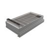 Krowne DCS12-24C Death & Co 12in x 24in Adaptive Scupper Cheaterbox 