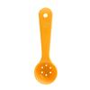 Thunder Group PLPSS010PFYW 1oz Yellow High Hear Short Handle Perforated Serving Spoon 