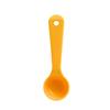 Thunder Group PLPSS010YW 1oz Yellow High Hear Short Handle Solid Serving Spoon 