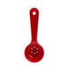 Thunder Group PLPSS020PFRD 2oz Red High Hear Short Handle Perforated Serving Spoon 