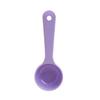Thunder Group PLPSS020PP 2oz Purple High Hear Short Handle Solid Serving Spoon 