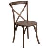 Flash Furniture XU-X-EA-GG Hercules 20.25in x 23.25in Ash Wood Cross Back Stacking Chair 