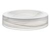 Mikasa Hospitality 5349888 F2D White Brass Porcelain 8.1in Dia. Coupe Plate - 2dz 