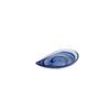 Mikasa Hospitality 1953-64 Ardacam Blue & White Glass 8.9in x 4.9in Plate - 2dz 