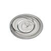Mikasa Hospitality 2061-7 Ardacam Black & White 13in Dia. Plate - 1dz 