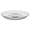 Mikasa Hospitality 2166-1 Ardacam Clear Glass 10.6in Dia. Chip-N-Dip Plate - 1dz 