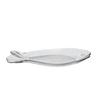 Mikasa Hospitality 5554-1 Ardacam Aquarium Clear Glass 17in x 8.1in Fish Plate - 8 Each 