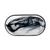 Mikasa Hospitality 8404-43 Ardacam Atlas Black Glass 10.8in Dia. Plate - 20 Each 