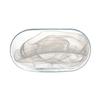 Mikasa Hospitality 8405-2 Ardacam Atlas White Glass 13.9in Dia. Plate - 8 Each 
