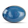 Mikasa Hospitality 5344602 F2D Nova Blue Porcelain 12in x 8.75in Oval Platter - 1dz 