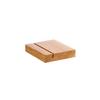 Mikasa Hospitality BQ245L Select Concept Oak 4.9in x 3.9in Menu Holder - 20 Each 