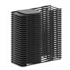 Flash Furniture 4-LE-L-3-W-BK-GG - Item 280244
