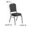 Flash Furniture HF-C01-SV-E26-BK-GG - Item 280255
