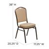 Flash Furniture FD-C01-COPPER-TN-VY-GG - Item 280257