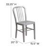 Flash Furniture CH-61200-18-SIL-GG - Item 280444