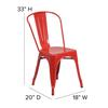 Flash Furniture CH-31230-RED-GG - Item 280446