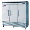 Turbo Air 64.1cuft Commercial Refrigerator 3 Solid Door Reach-in - TSR-72SD-N 