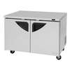 Turbo Air 48in Undercounter Freezer 12.2cuft with 2 Swing Doors - TUF-48SD-N 