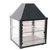 Wisco Food Warming Merchandiser Black Cabinet Single Door 2 Shelf - 690-16 