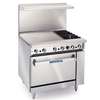 Imperial 36in Restaurant 2 Gas Burner Range with 24in Griddle & Oven - IR-2-G24 