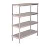 Prairie View Industries Shelving Unit Heavy-Duty Aluminum 20x60x48 w 3 Shelves - A204860-3 