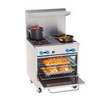 Comstock Castle 30in Commercial 2 Burner Gas Range with 18in Griddle & Oven - F326-18 