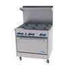 Comstock Castle 36in Commercial Gas Range with 6 Burners & 31.5in Oven Base - F330 