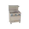 Comstock Castle 36in Commercial Gas Range with 36in Griddle & Oven - F330-36 