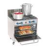 Comstock Castle 36in Two Burner Stock Pot Range with 18in Griddle & 31.5in Oven - FK430-18 