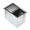Krowne Metal 20in x 15in Drop-In Ice Bin Insulated with Sliding Cover - D278 