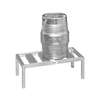 Channel Manufacturing Keg Dunnage Rack Holds 2 Kegs Channel KDR136 