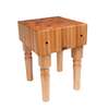 John Boos 24in x 18in Solid Maple Butcher Block Table with "AB" Legs - AB02 