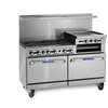 Imperial 60in 4 Burner Range With 36in Griddle & Dual Convection Ovens - IR-4-G36-CC 