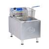 Globe 16lb Stainless Steel Electric Countertop Fryer - PF16E 