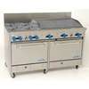 Comstock Castle 60in Commercial 4 Burner Gas Range with 36in Broiler & 2 Ovens - F3226-3RB 