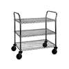 Eagle Group Heavy Duty 21in x 48in Utility Cart with 3 Shelves - U3-2148C 