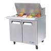 Turbo Air 36in Cold Air Mega Top Cooler Sandwich Salad Prep with 15 Pans - MST-36-15-N6 