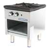 Radiance 3 Ring Gas Commercial Stock Pot Burner with Storage Area - TASP-18 