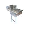 BK Resources Commercial Stainless Left or Right Side Dirty 72in dishtable - BKSDT-72 