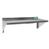 BK Resources Stainless Wall Mount Shelf 12in x 36in with Mounting Brackets - BKWS-1236 