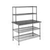 Eagle Group Commercial Work Table System 24 x 36 x 63 with Shelves - T2436EW-2 