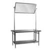 Eagle Group 36x60 Supermarket Educational Stainless Demo Table with Mirror - DT3660SE-X 