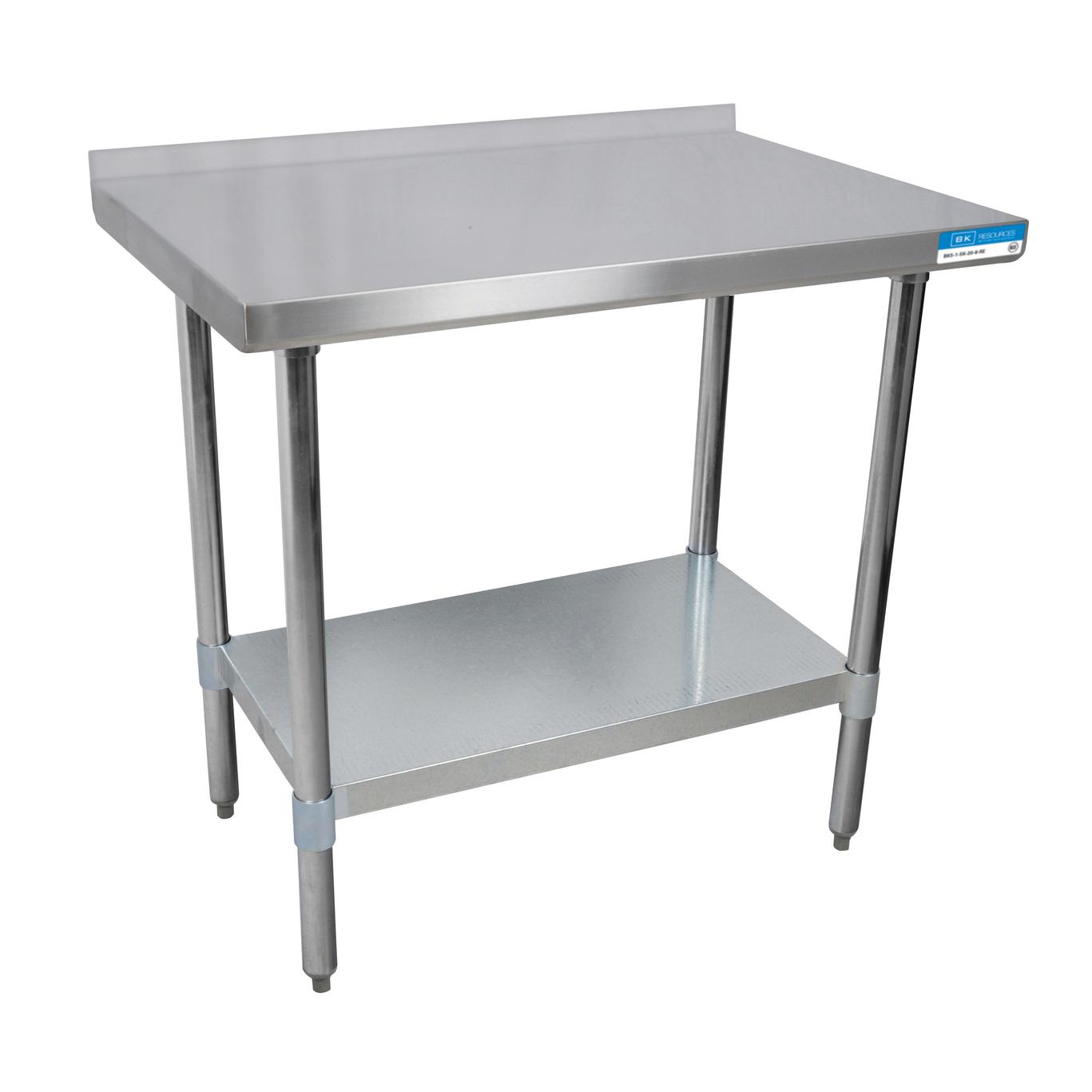 14 gauge stainless steel work tables