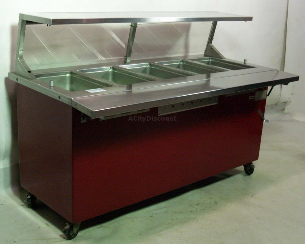 Used Shelley Manufacturing Corp KH 5 NU Commercial 5 Well Electric Hot Food Serving Buffet Table SKU 108681 SOLD