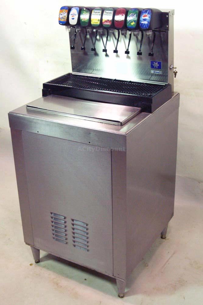 Used McCann 161321 Commercial 8 Head Soda Beverage Dispenser w/ Ice